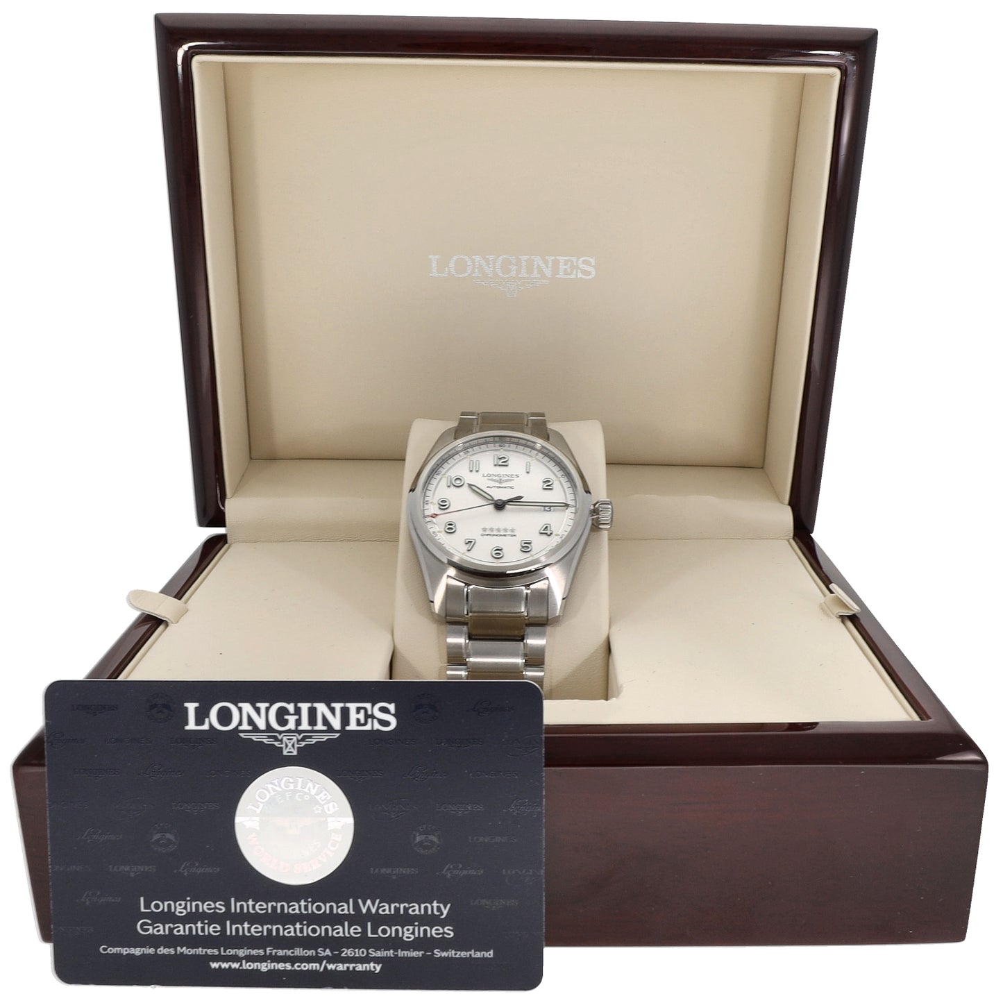 Longines Spirit L3.810.4 40mm Stainless Steel Watch