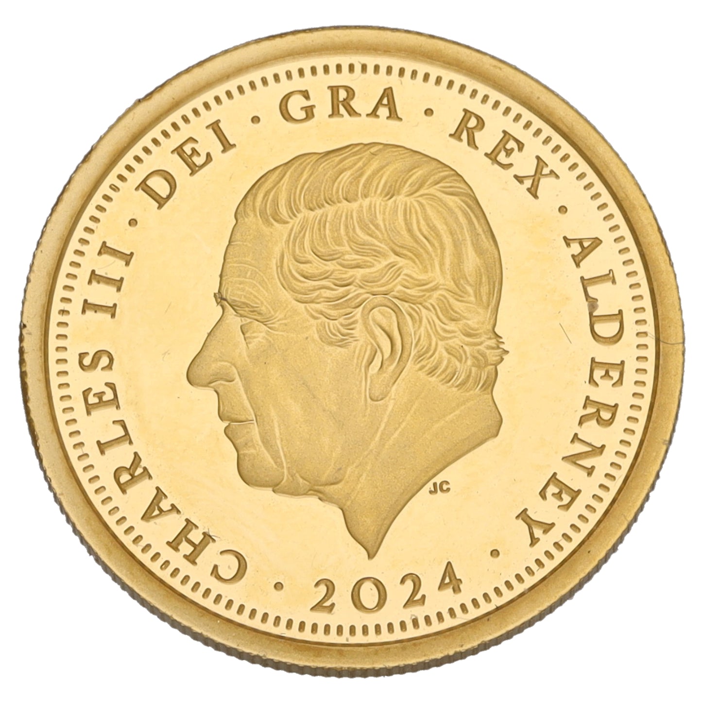 22ct Gold Sir Winston Churchill Half Sovereign Coin 2024