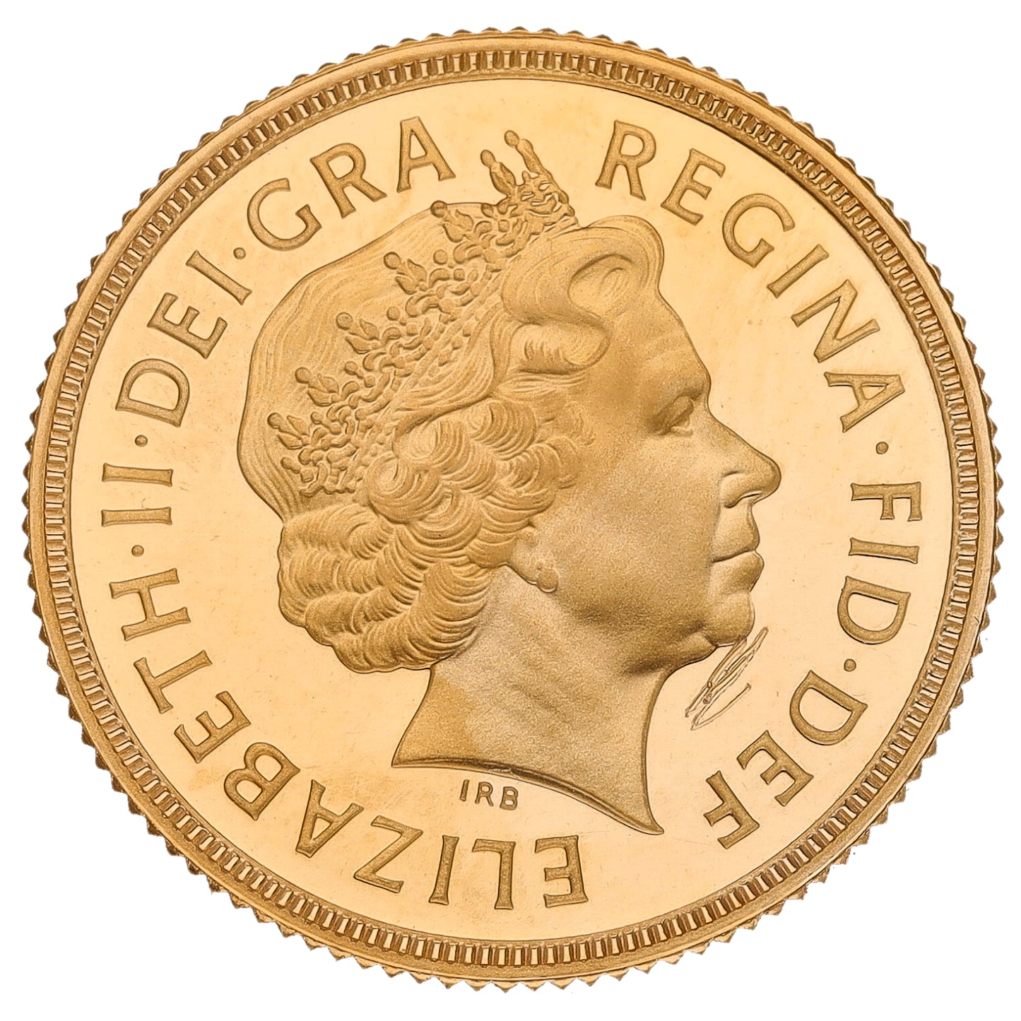 22ct Gold Queen Elizabeth II Full Sovereign Coin 1998