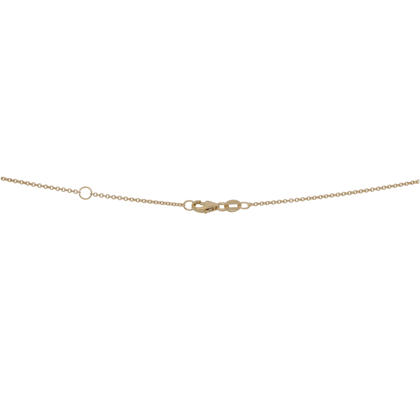 New 9ct Gold Cubic Zirconia Cross Belcher Chain 18"