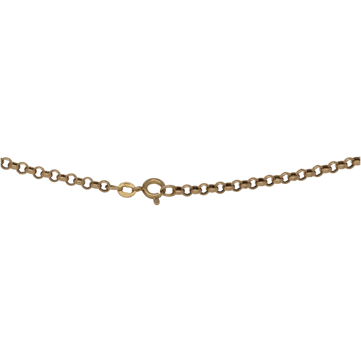 9ct Gold Belcher Chain 18"