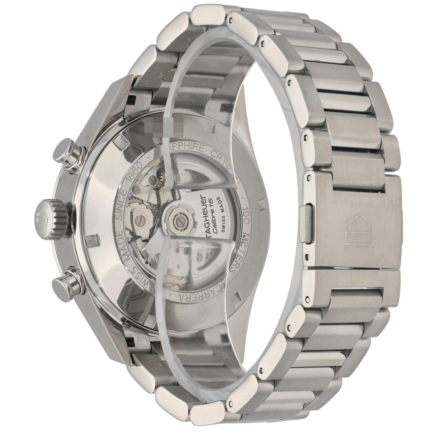 Tag Heuer Carrera CV2A1AC 43mm Stainless Steel Watch