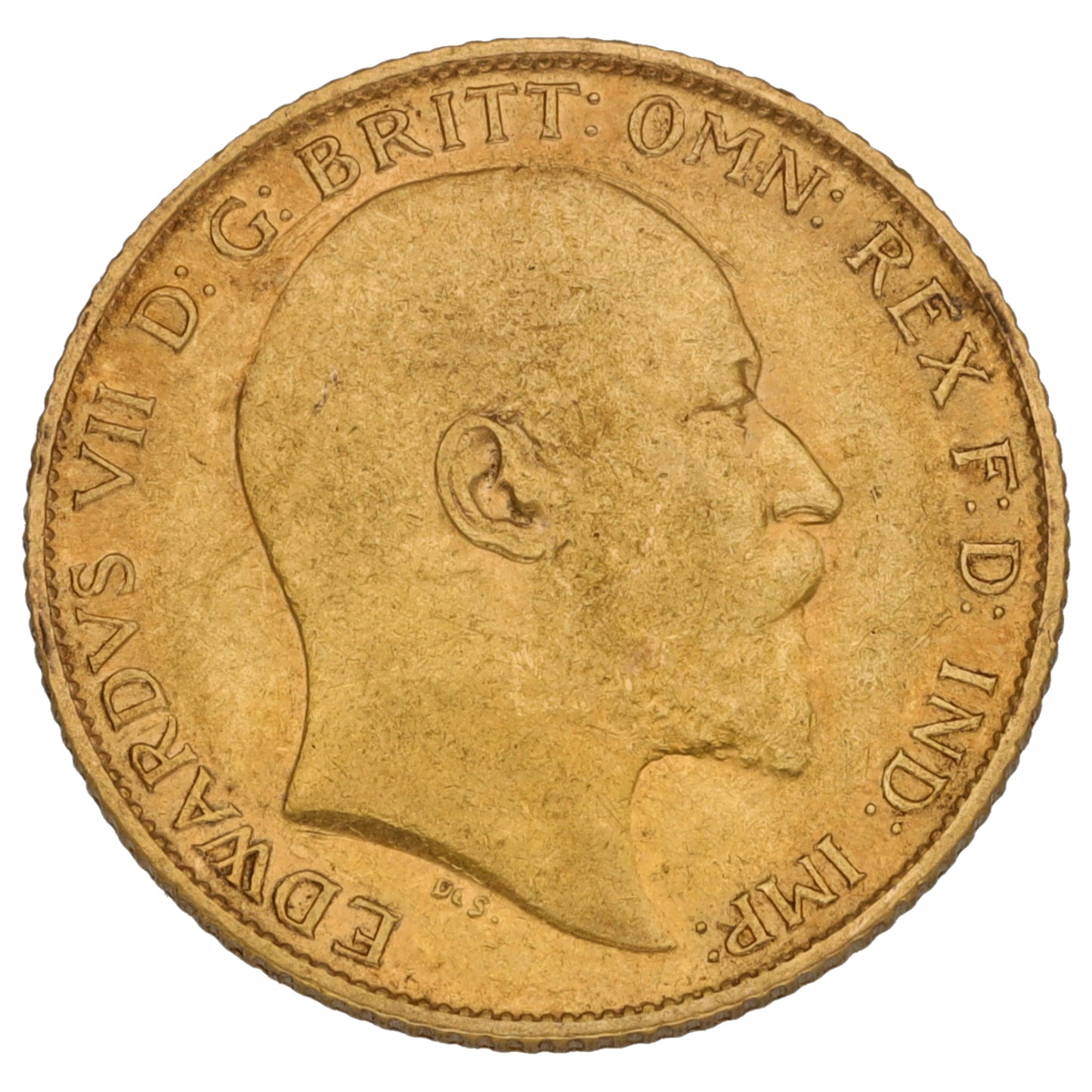 22ct Gold King Edward VII Half Sovereign Coin 1907