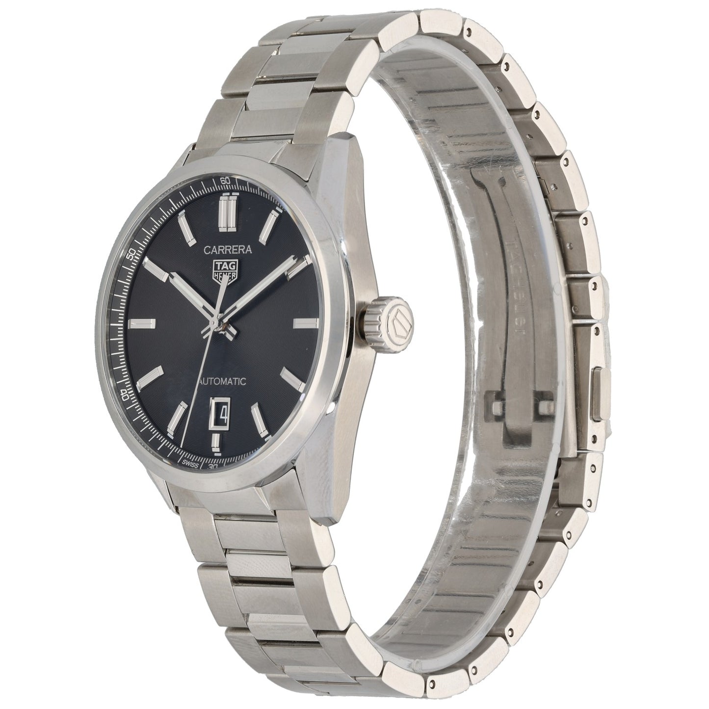 Tag Heuer Carrera WBN2110 39mm Stainless Steel Watch (Ex-Display)