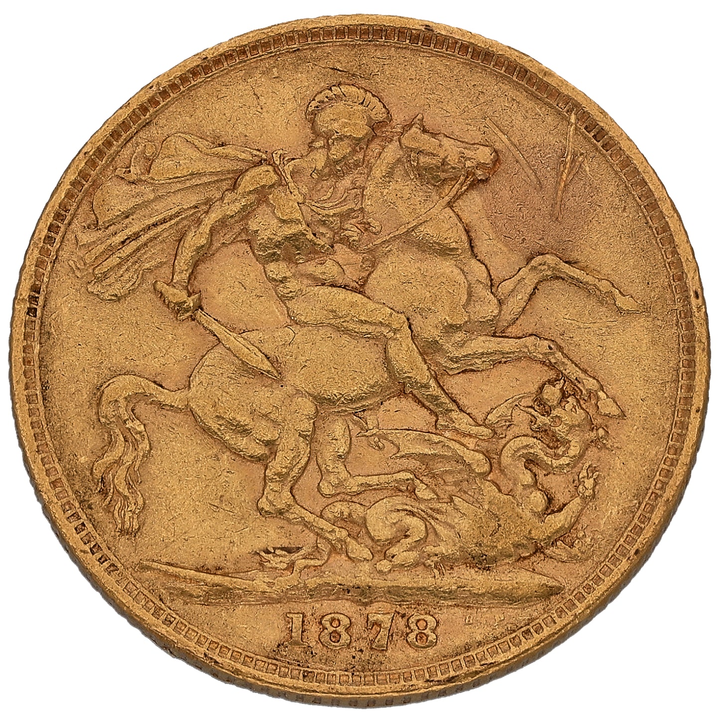 22ct Gold Queen Victoria Full Sovereign Coin 1878