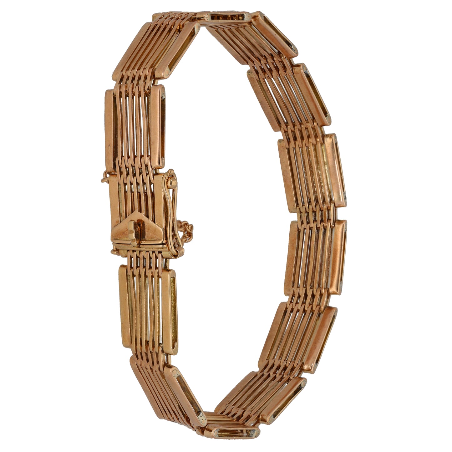 9ct Gold Gate Bracelet