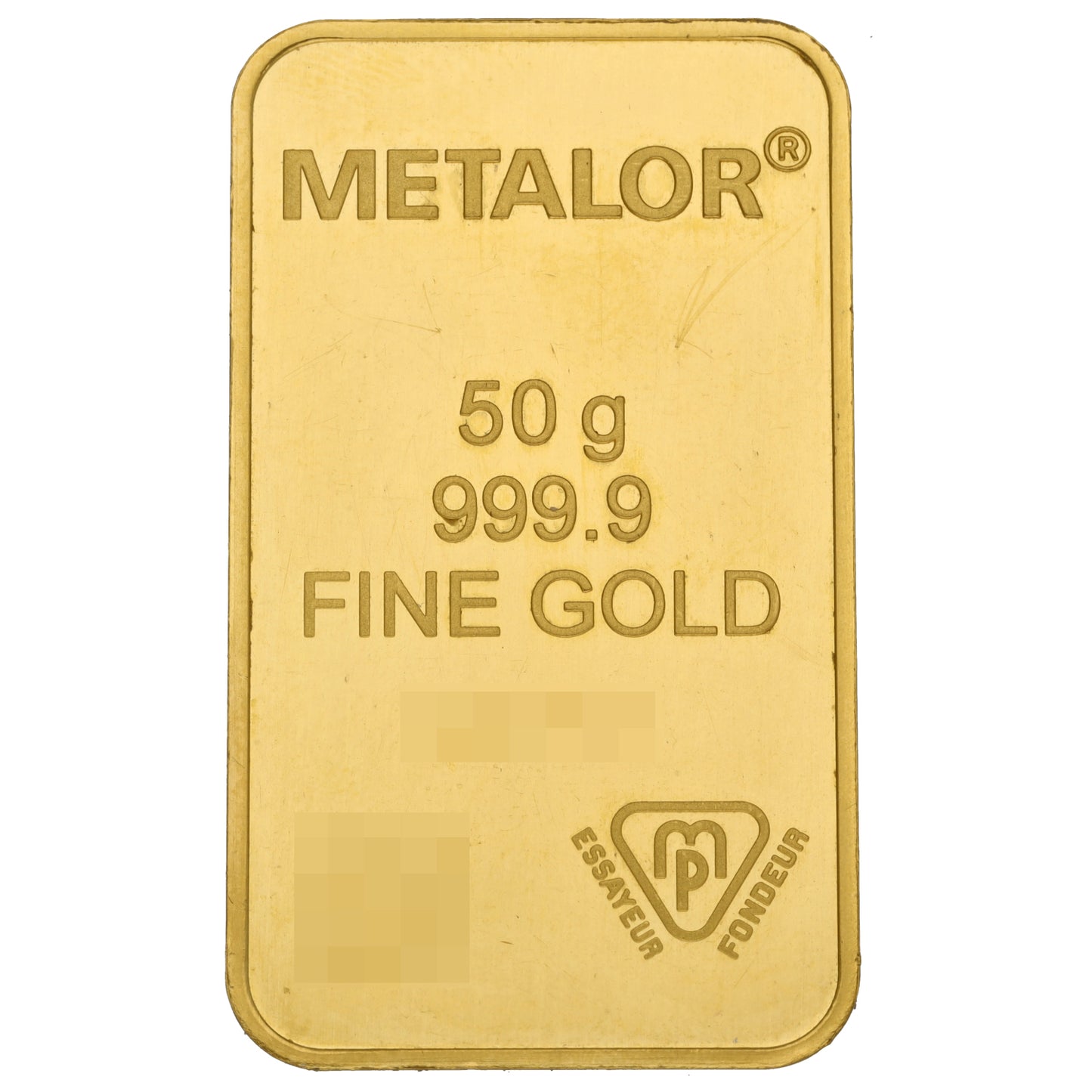 24ct 50g Gold Bar