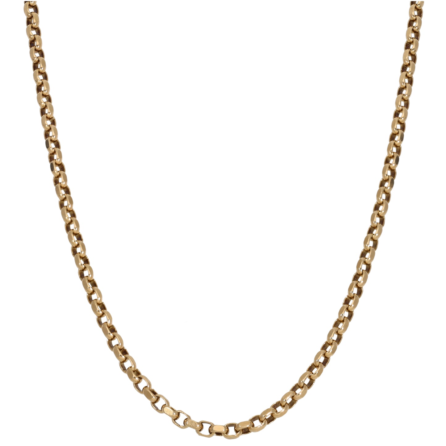 9ct Gold Belcher Chain 20"