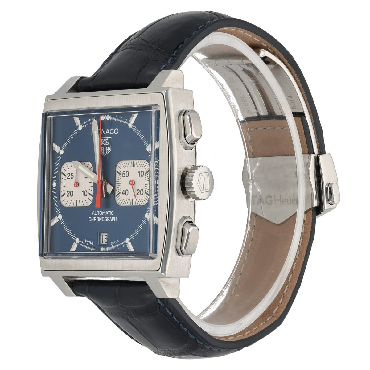 Tag Heuer Monaco CW2113-0 38mm Stainless Steel Watch