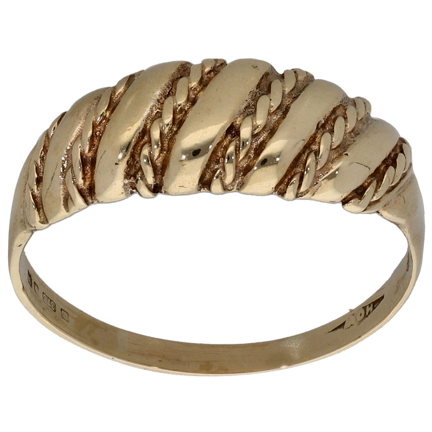 9ct Gold Alternative Ring Size O