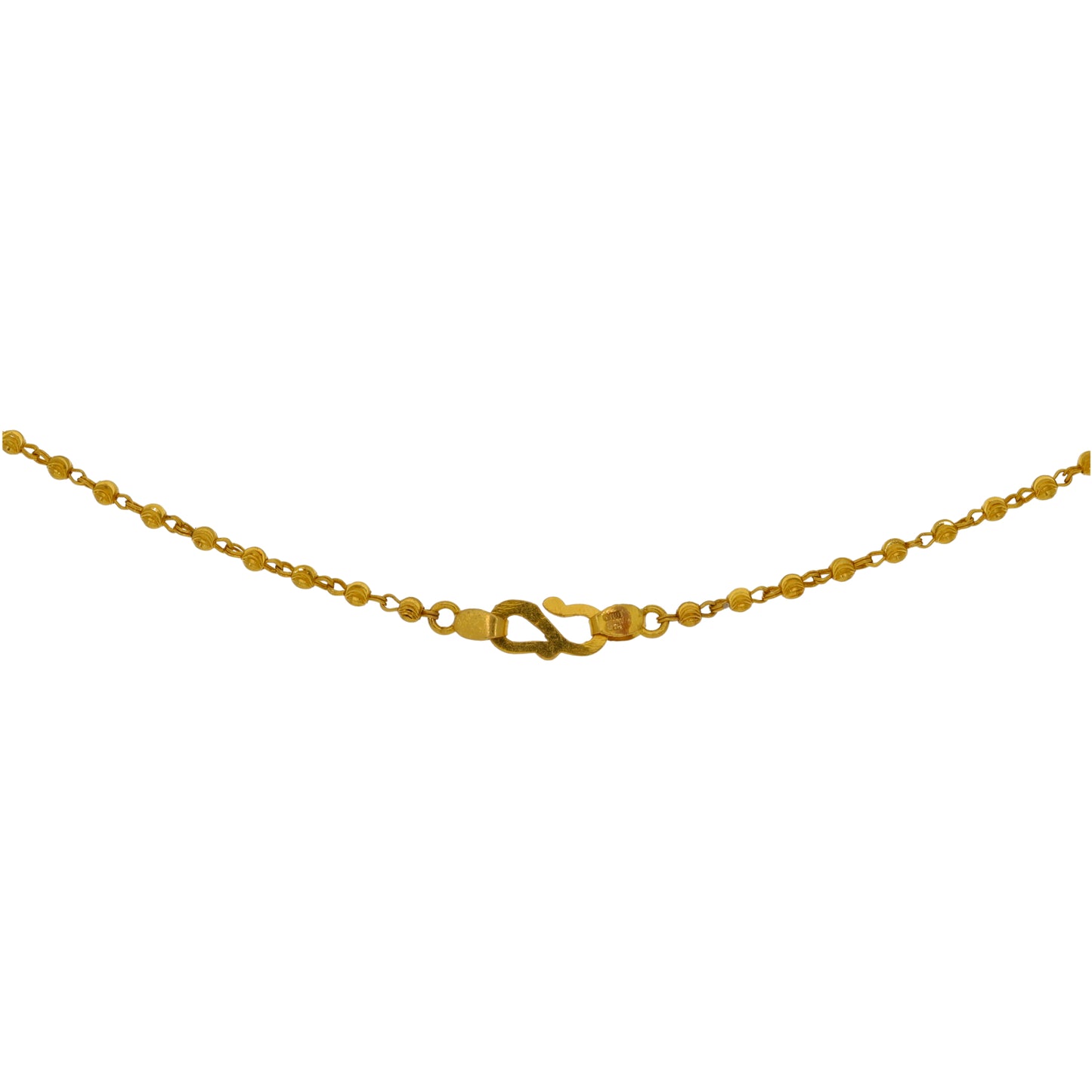 22ct Gold Cubic Zirconia Fancy Necklace 20"