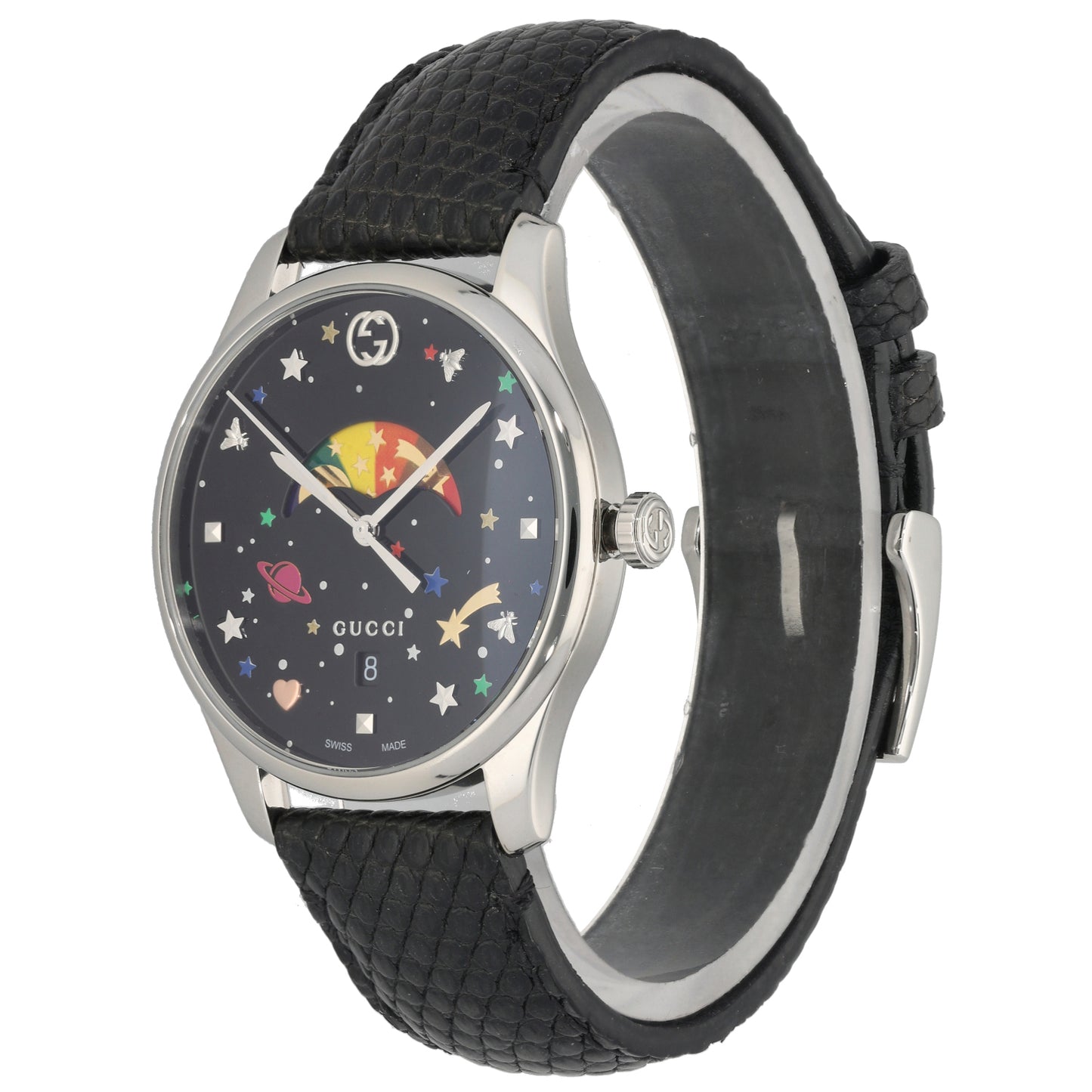 Gucci G-Timeless 126.4 36mm Stainless Steel Watch