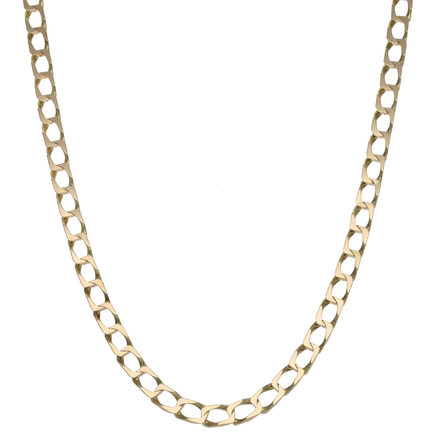 9ct Gold Curb Chain 20"