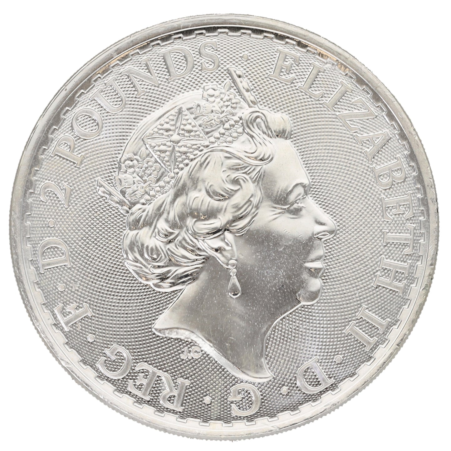 Fine Silver Queen Elizabeth II 1 OZ Britannia Coin 2021