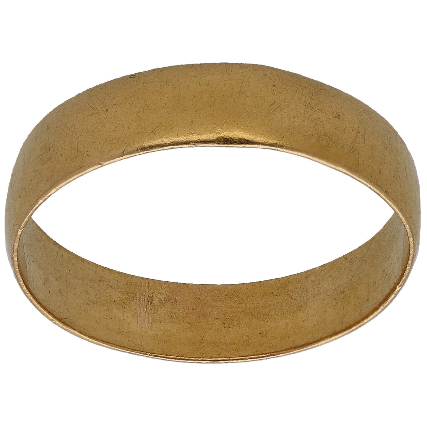 22ct Gold Plain Wedding Ring Size R