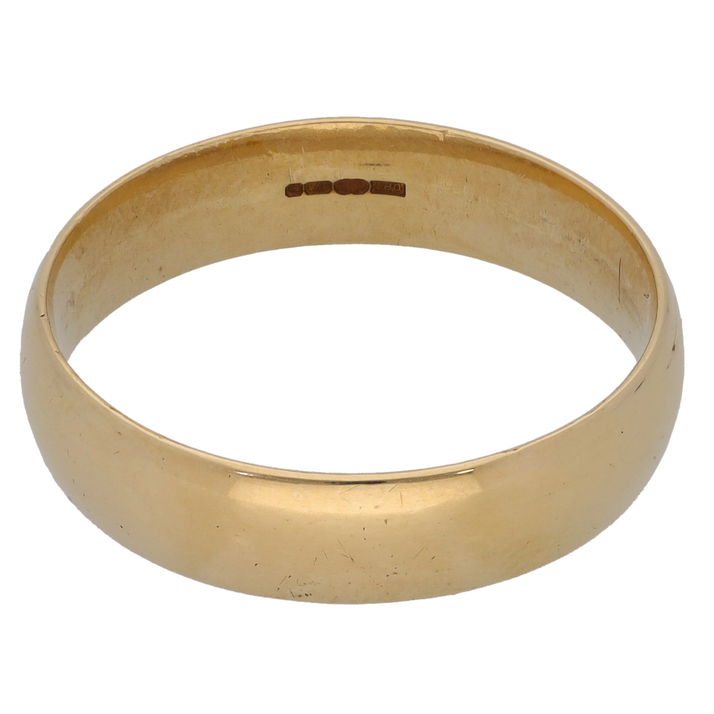 9ct Gold Plain Wedding Ring Size U
