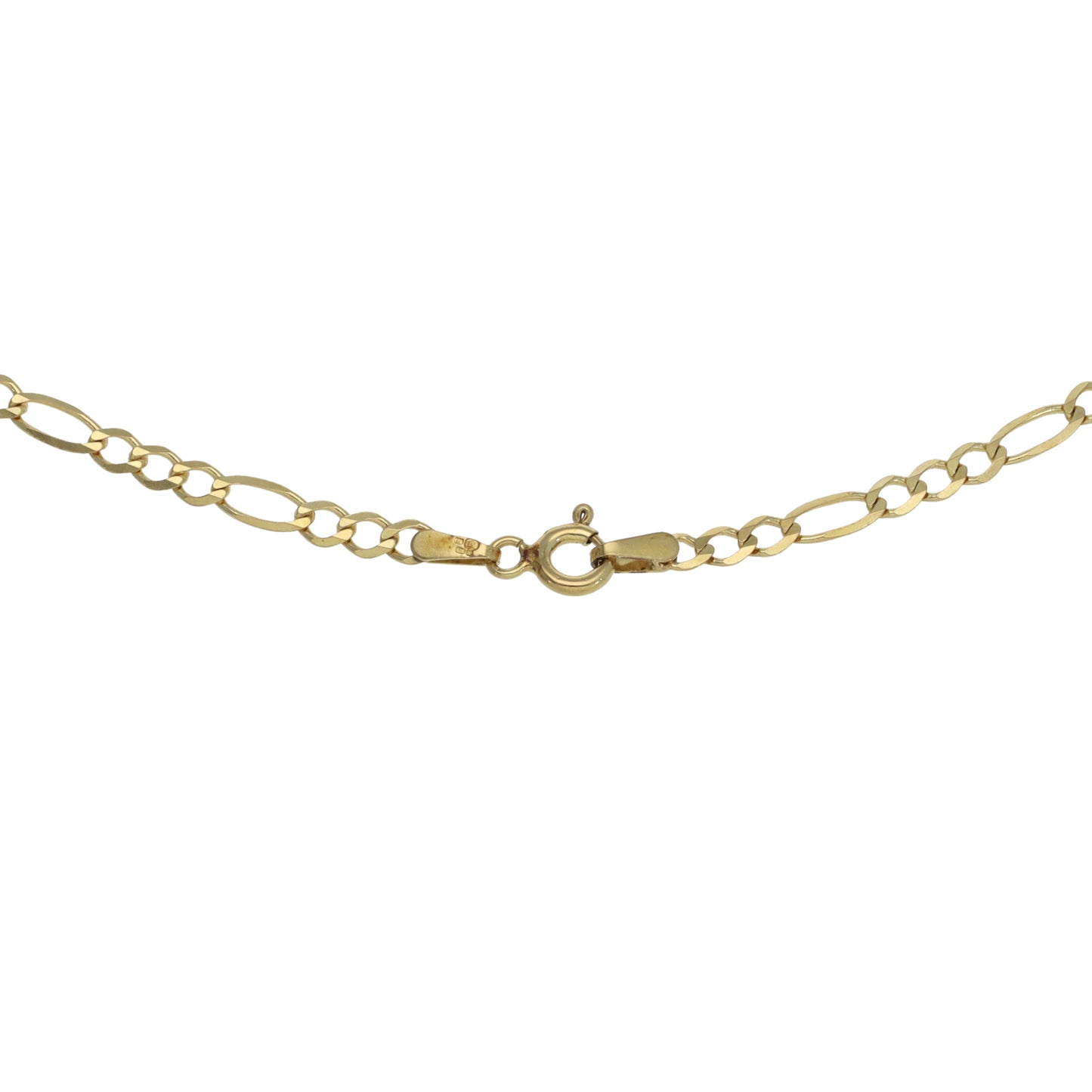 9ct Gold Figaro Chain 18"