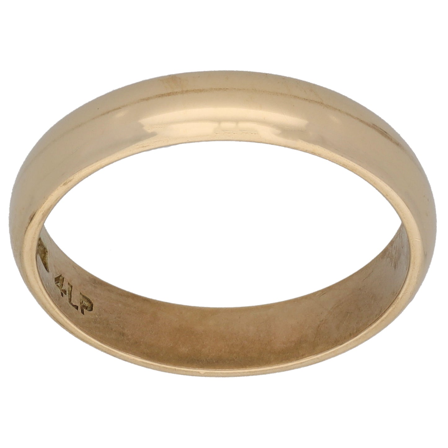 9ct Gold Plain Wedding Ring Size O