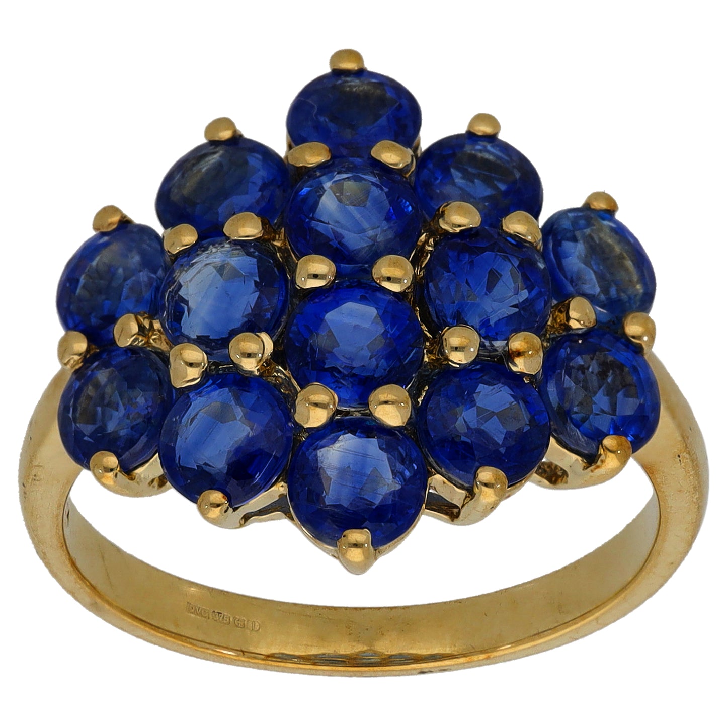 9ct Gold Kyanite Dress/Cocktail Ring Size O