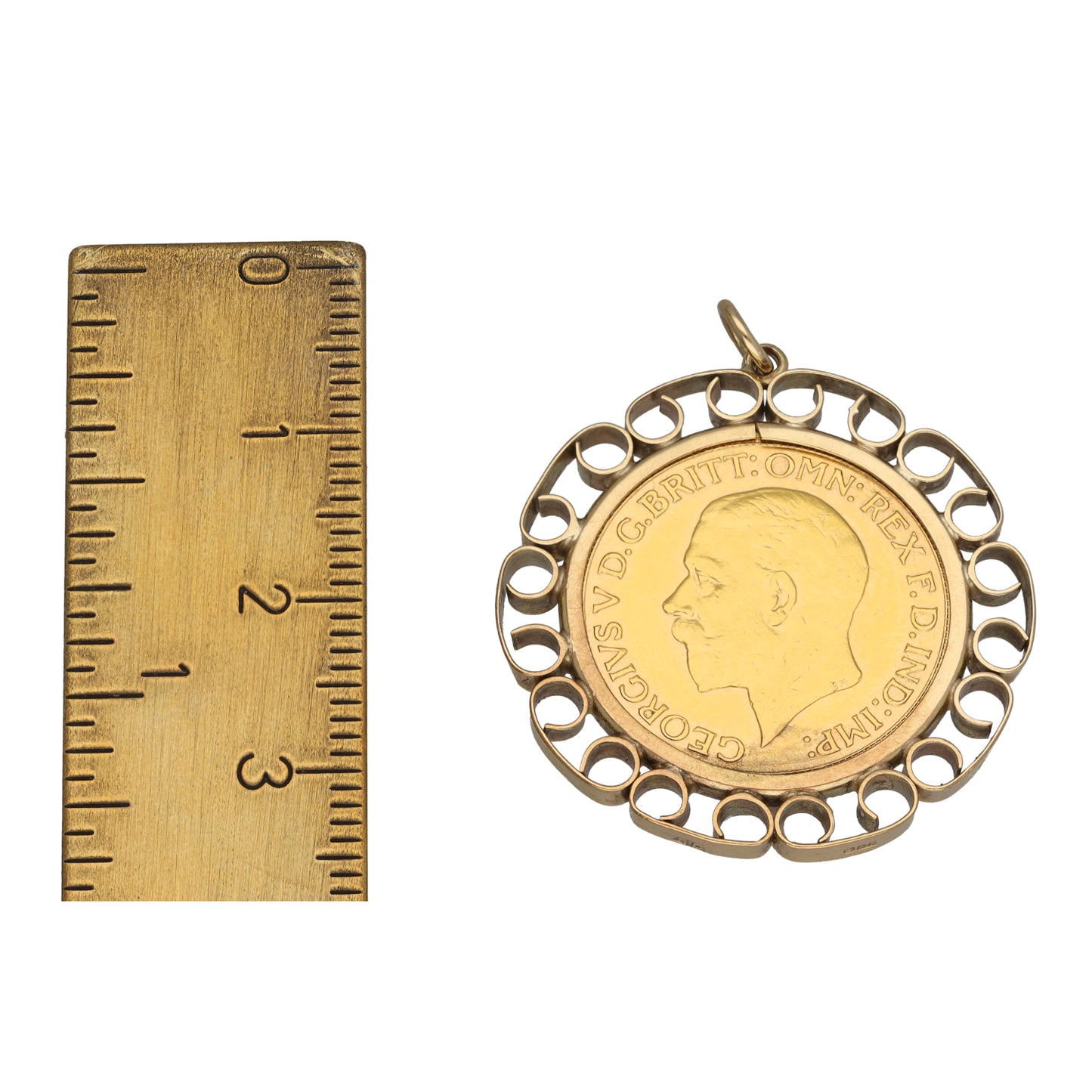 9ct Gold Coin Pendant
