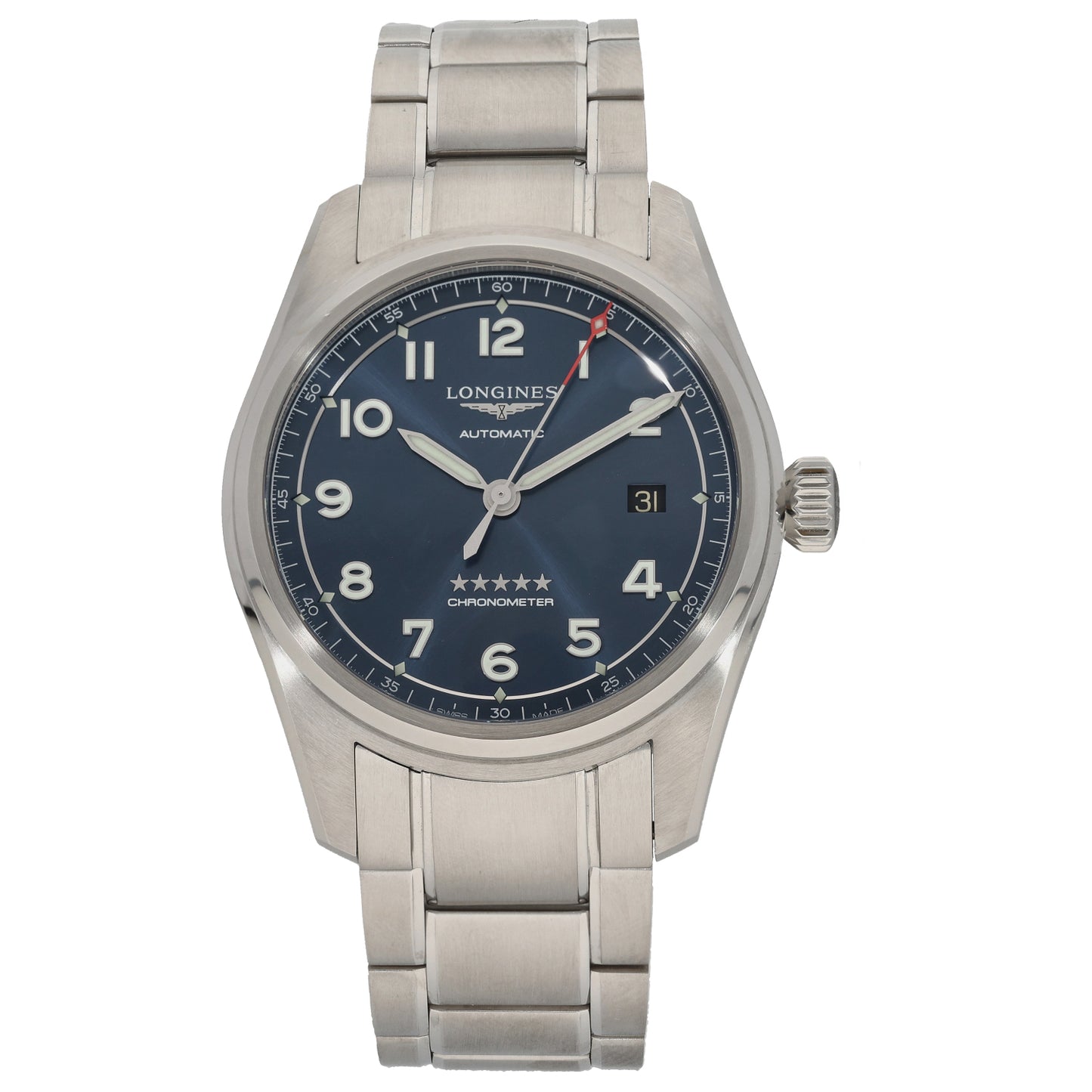 Longines Spirit L3.810.4 40mm Stainless Steel Watch