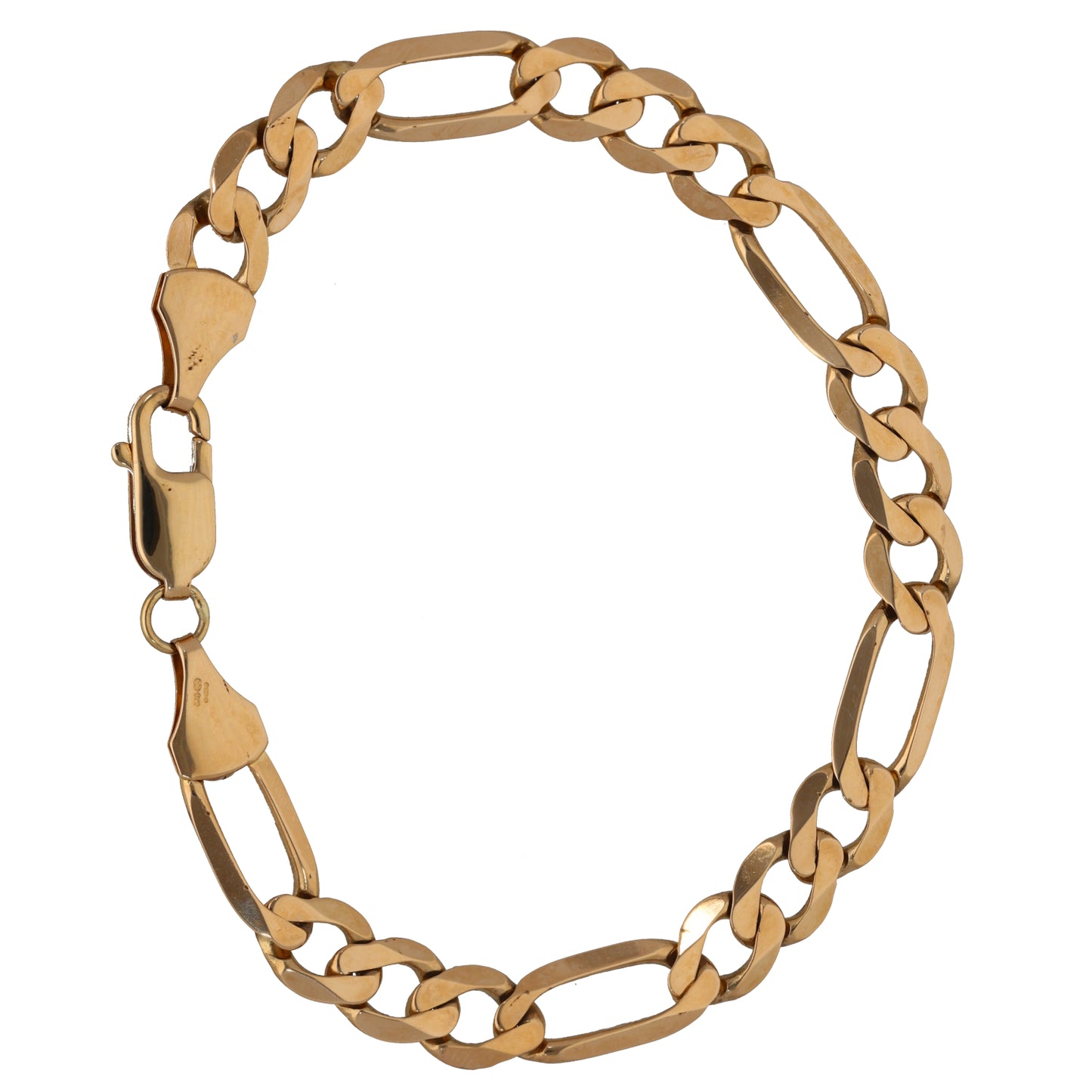 9ct Gold Figaro Bracelet