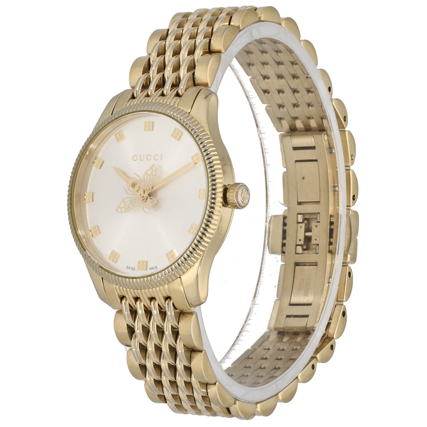 Gucci 126.5 G-Timeless 29mm Gold Plated Stainless Steel Watch