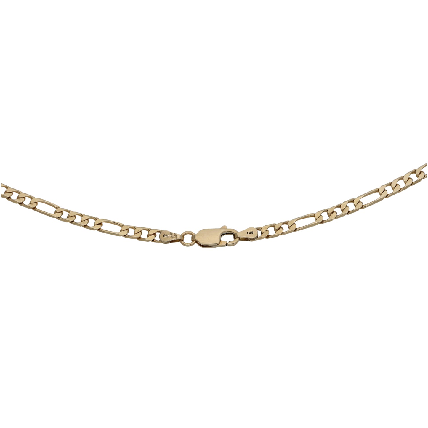 9ct Gold Figaro Chain 18"