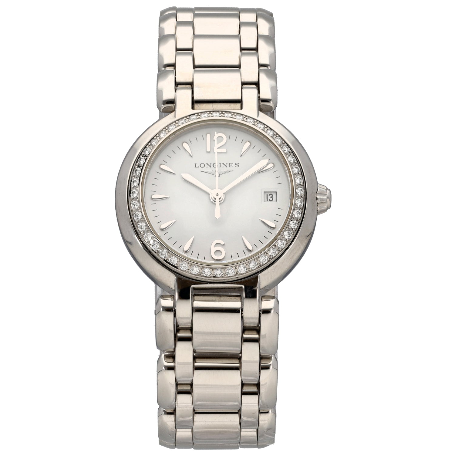 Longines PrimaLuna Stainless Steel Watch H&T - Main Image