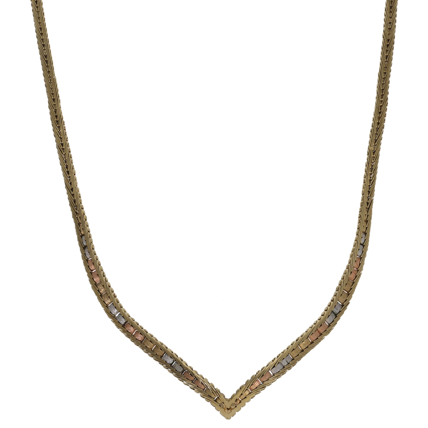 9ct Gold Fancy Necklace 14"