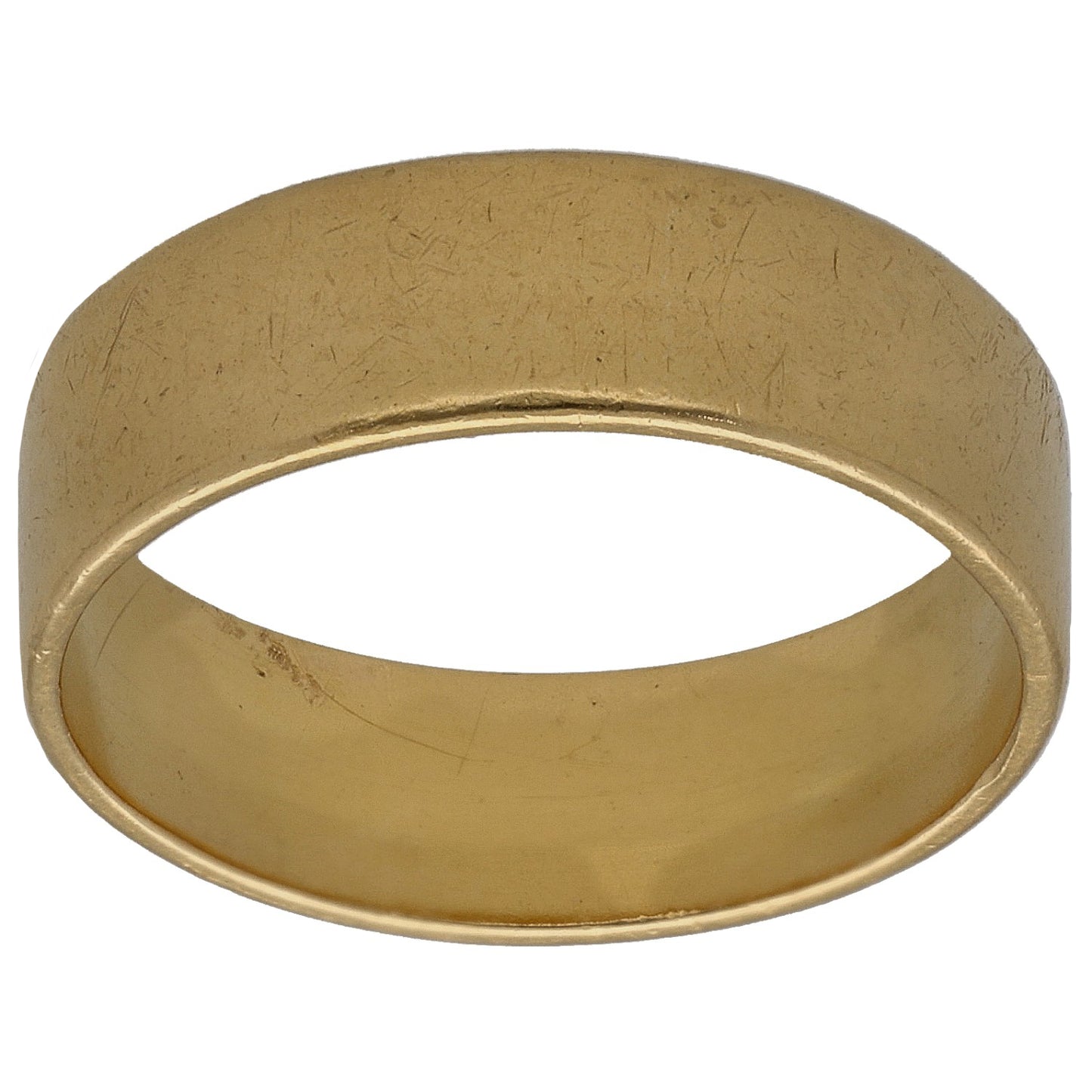 22ct Gold Plain Wedding Ring Size O