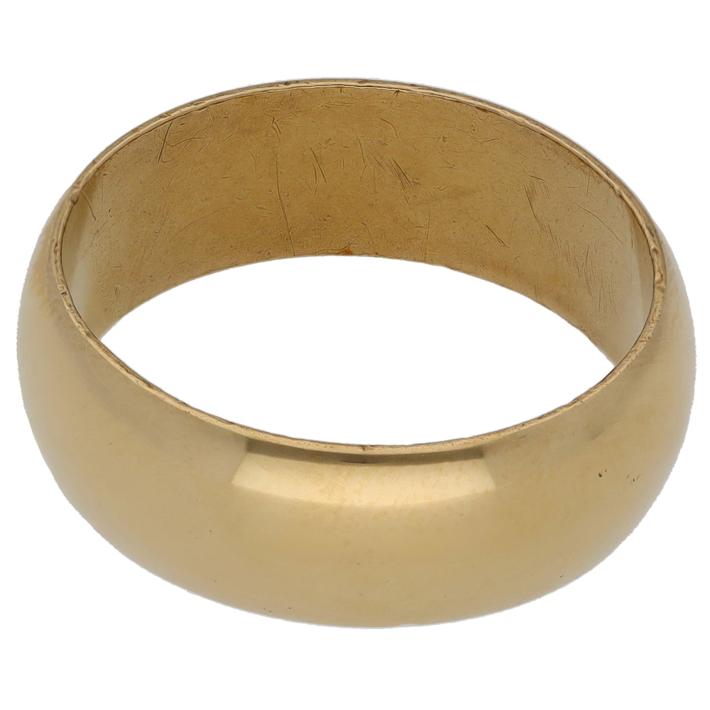 9ct Gold Plain Wedding Ring Size T