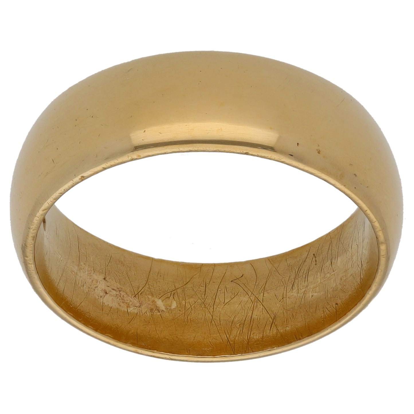 9ct Gold Plain Wedding Ring Size S