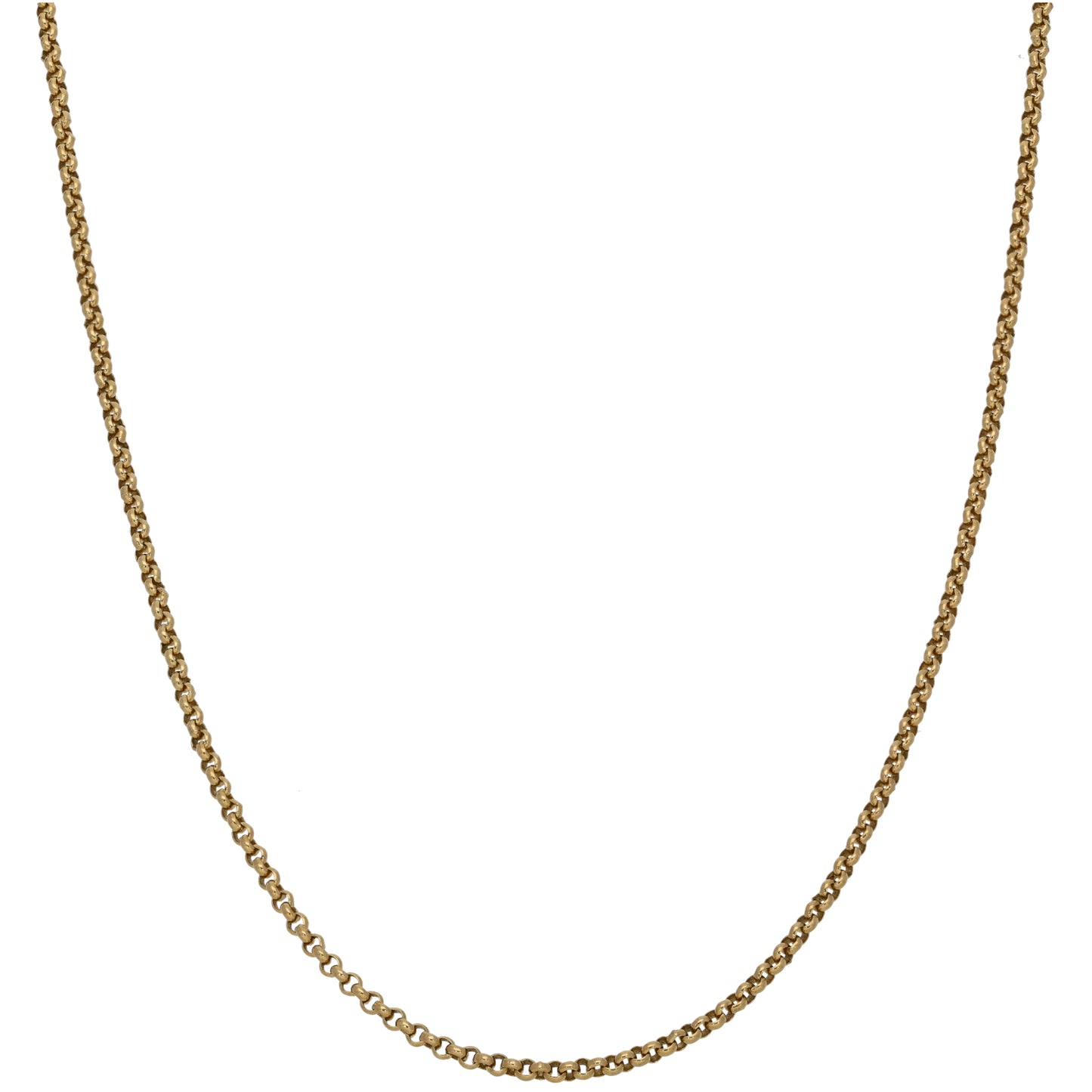 9ct Gold Belcher Chain 16"
