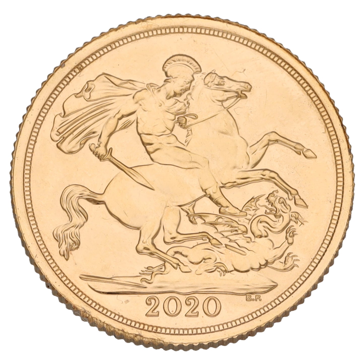 22ct Gold Queen Elizabeth II Full Sovereign Coin 2020
