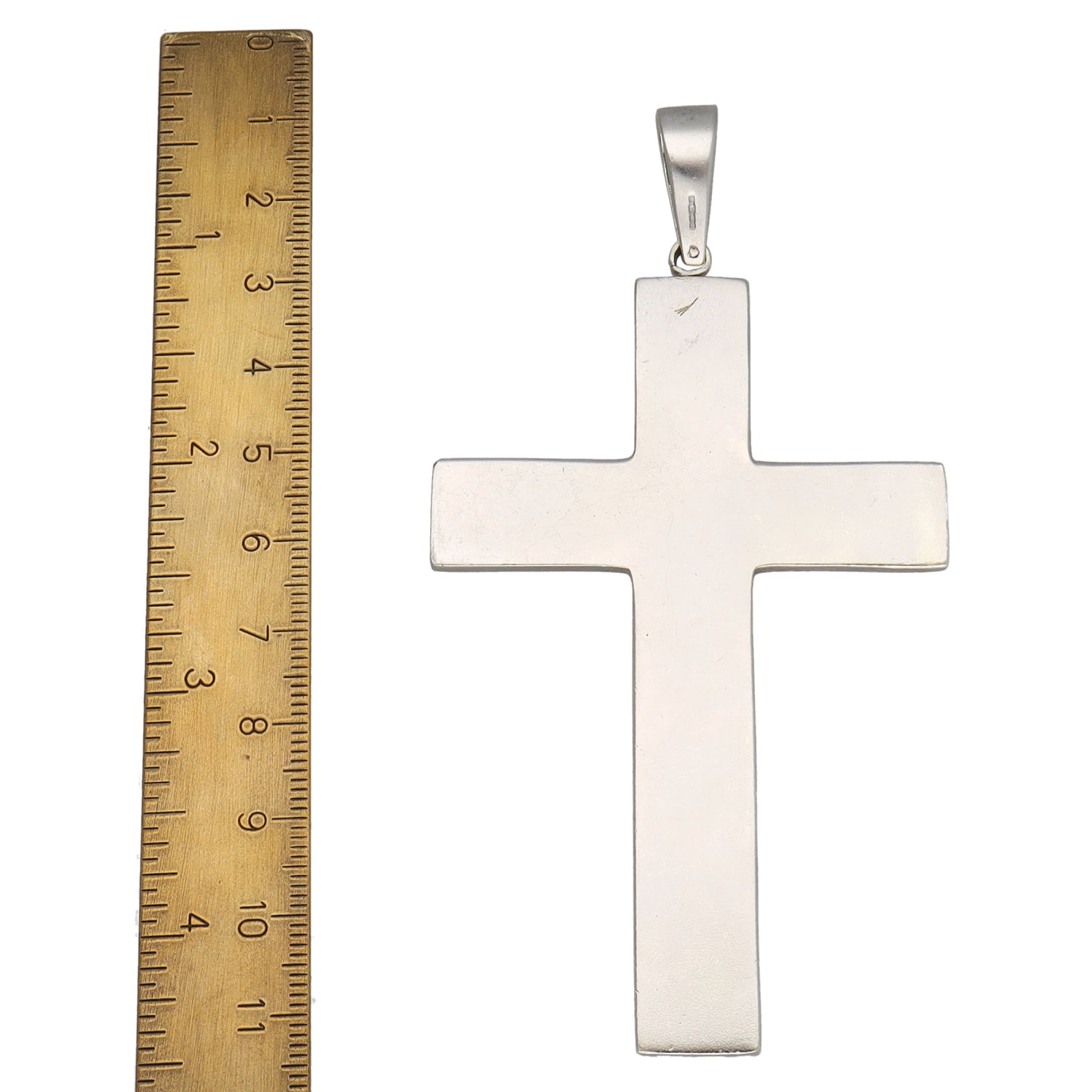 9ct Gold 2.35ct Diamond Cross Pendant