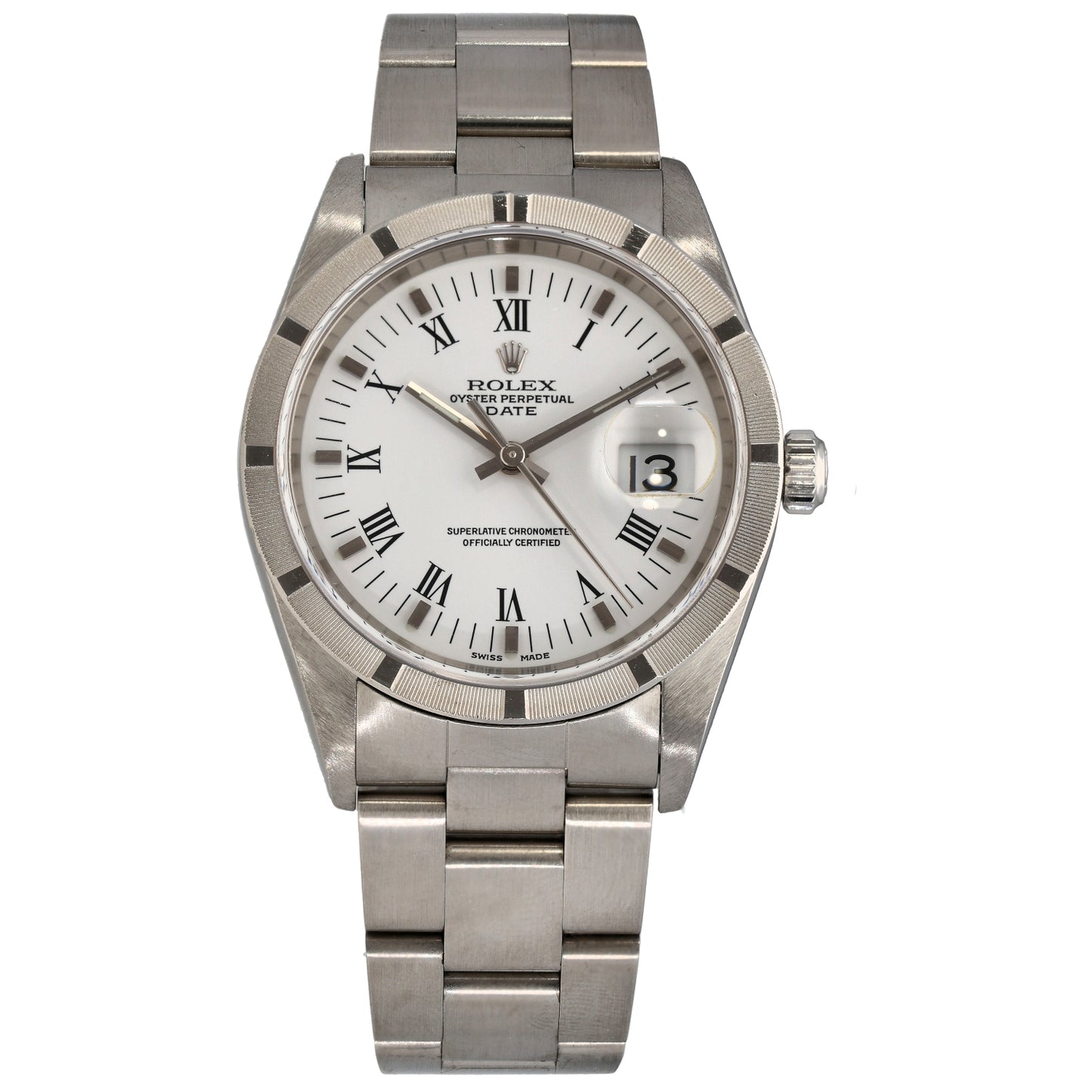 Rolex Date 15210 34mm Stainless Steel Watch