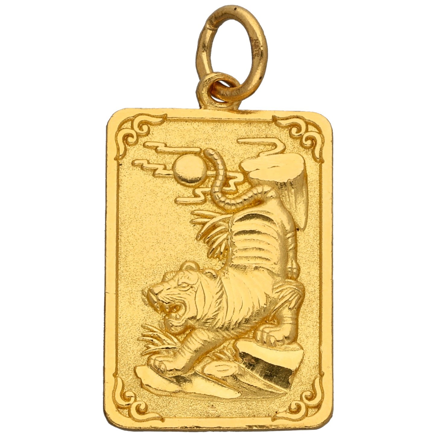 22ct Gold Tiger Pendant