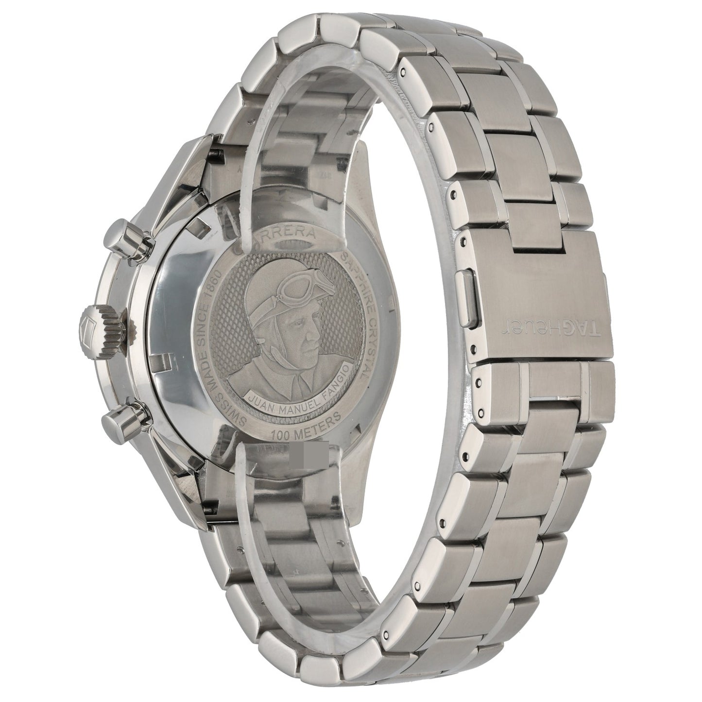 Tag Heuer Carrera Juan Manuel Fangio CV201AG 41mm Stainless Steel Watch