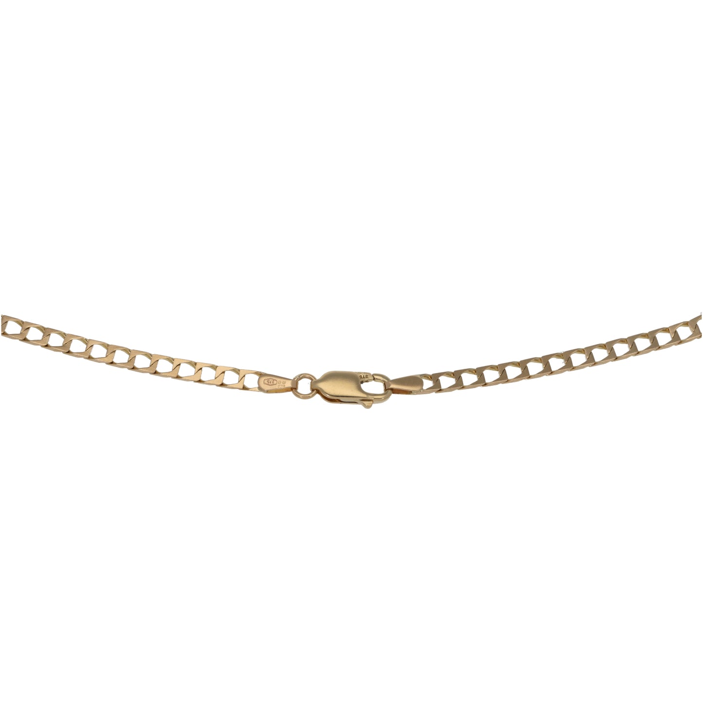 9ct Gold Curb Chain 24"