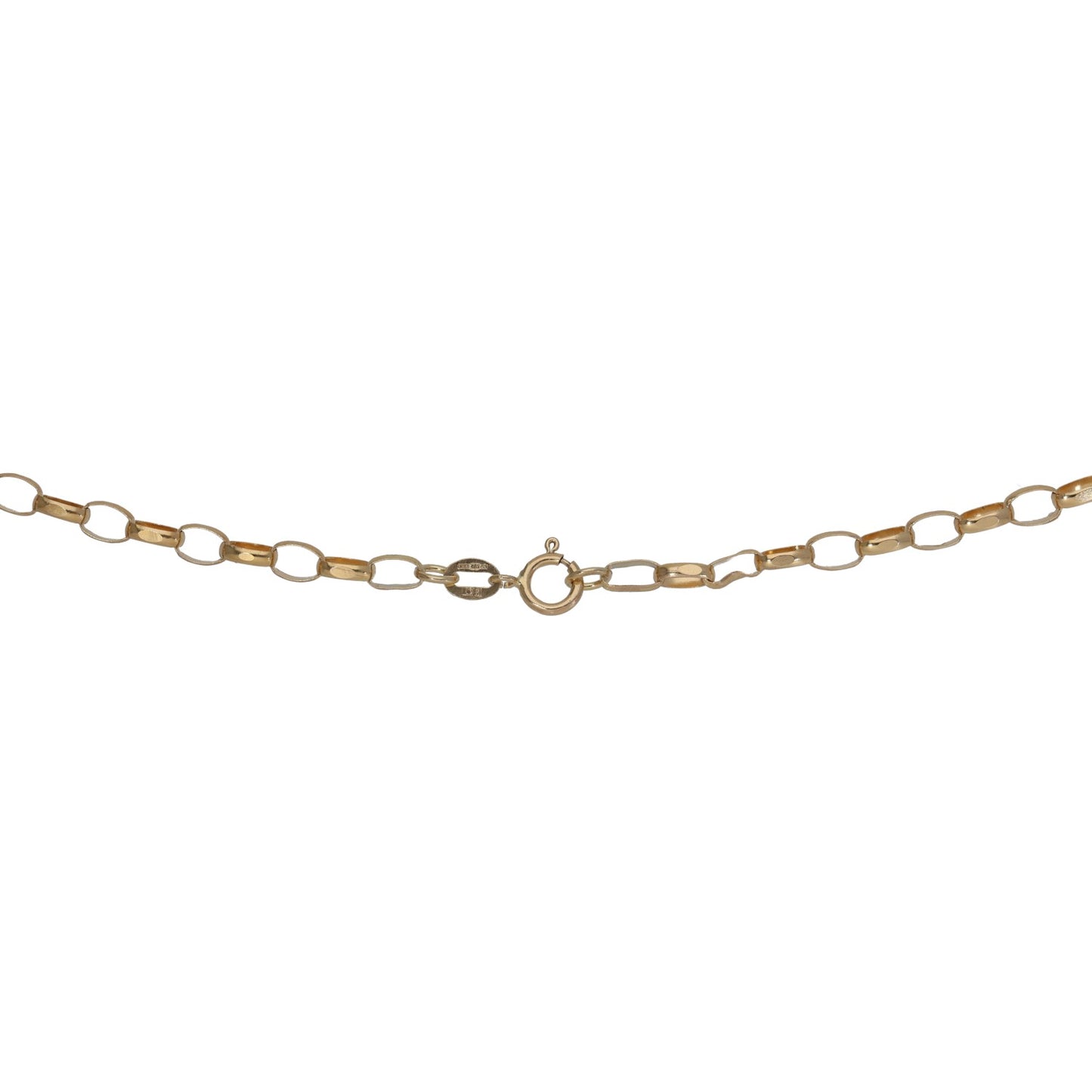 9ct Gold Belcher Chain 18"