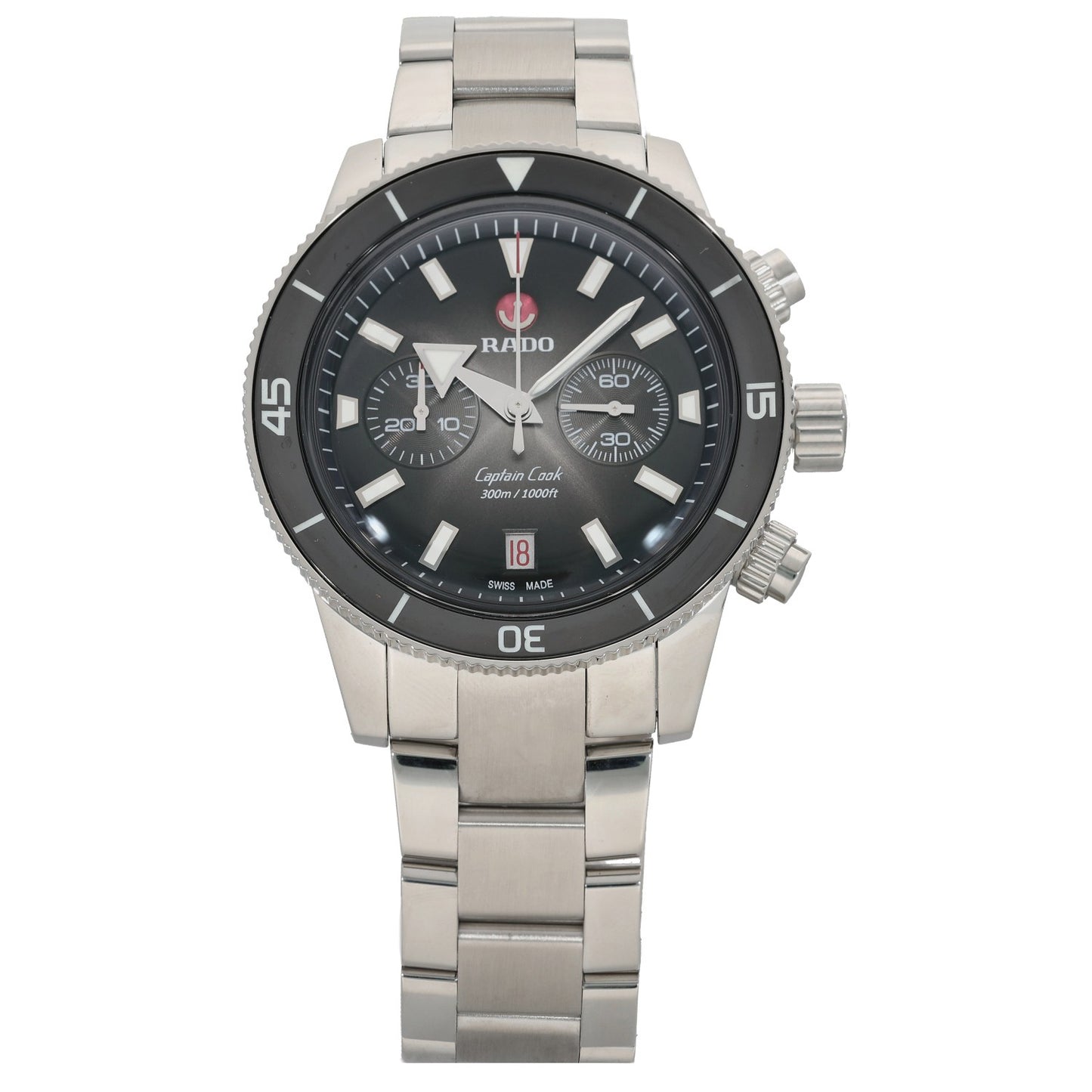 Rado Captain Cook 801.6145.3 43mm Stainless Steel Watch