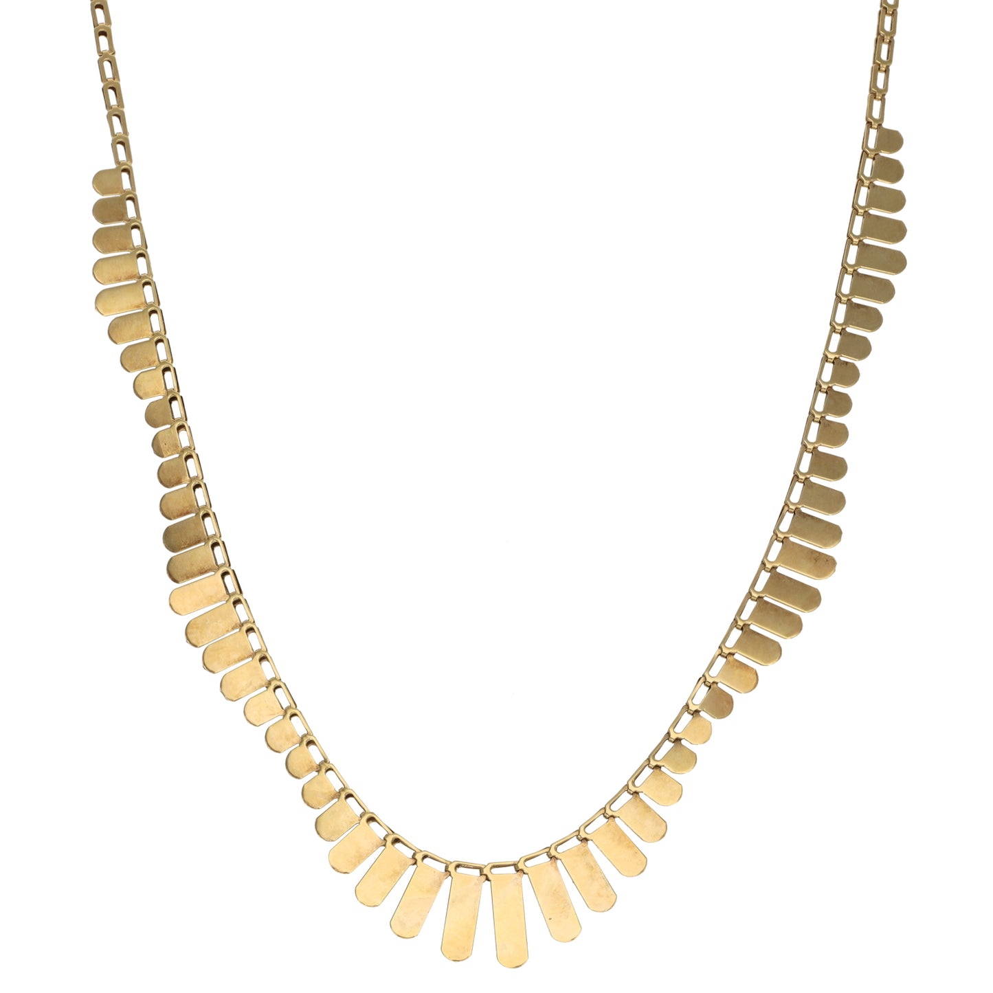 9ct Gold Fancy Necklace 16"