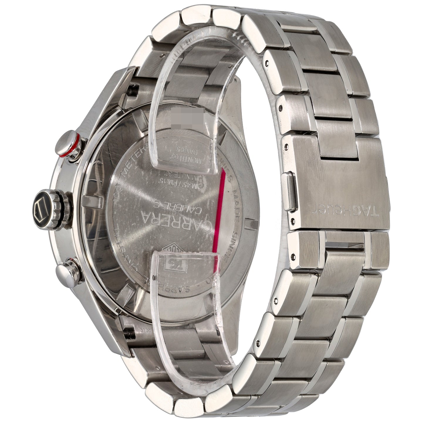 Tag Heuer Carrera CV7A12 44mm Stainless Steel Watch