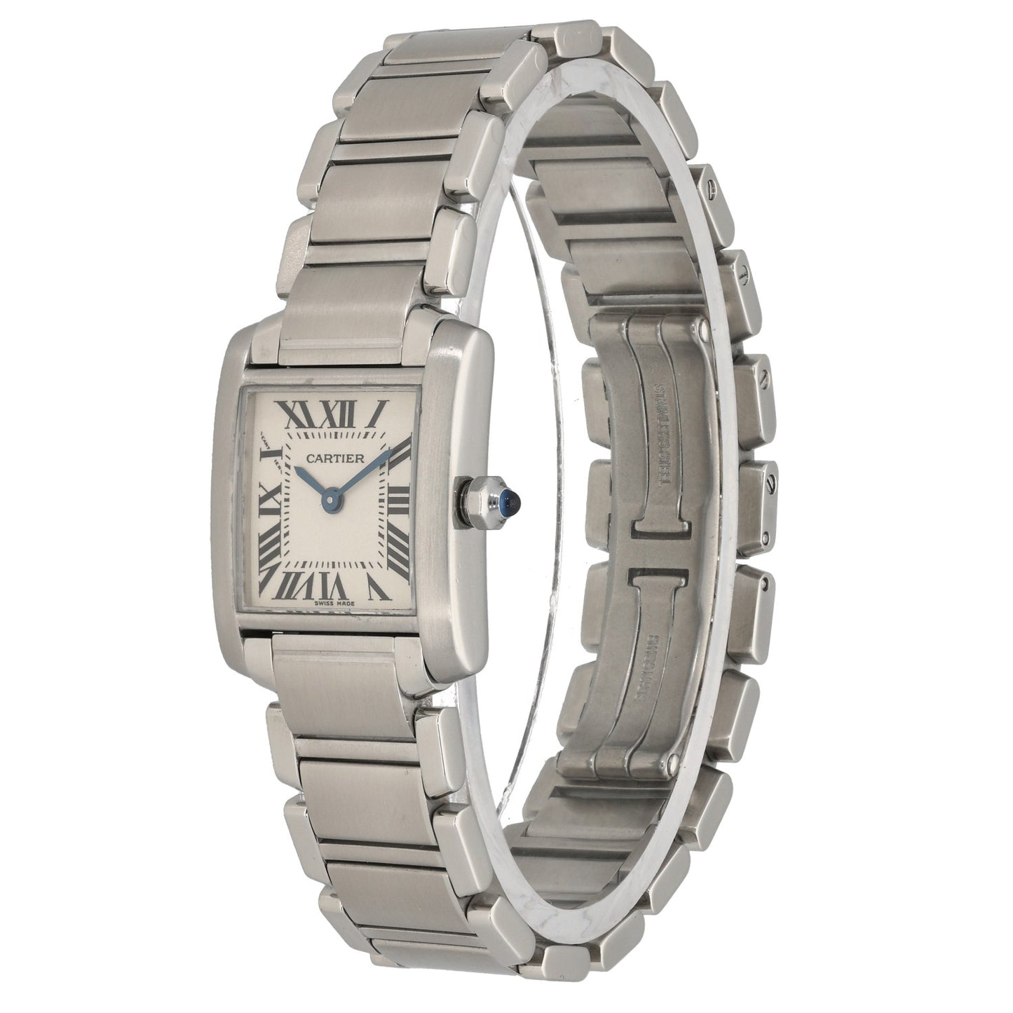 Cartier Tank Francaise 2384 20mm Stainless Steel Watch