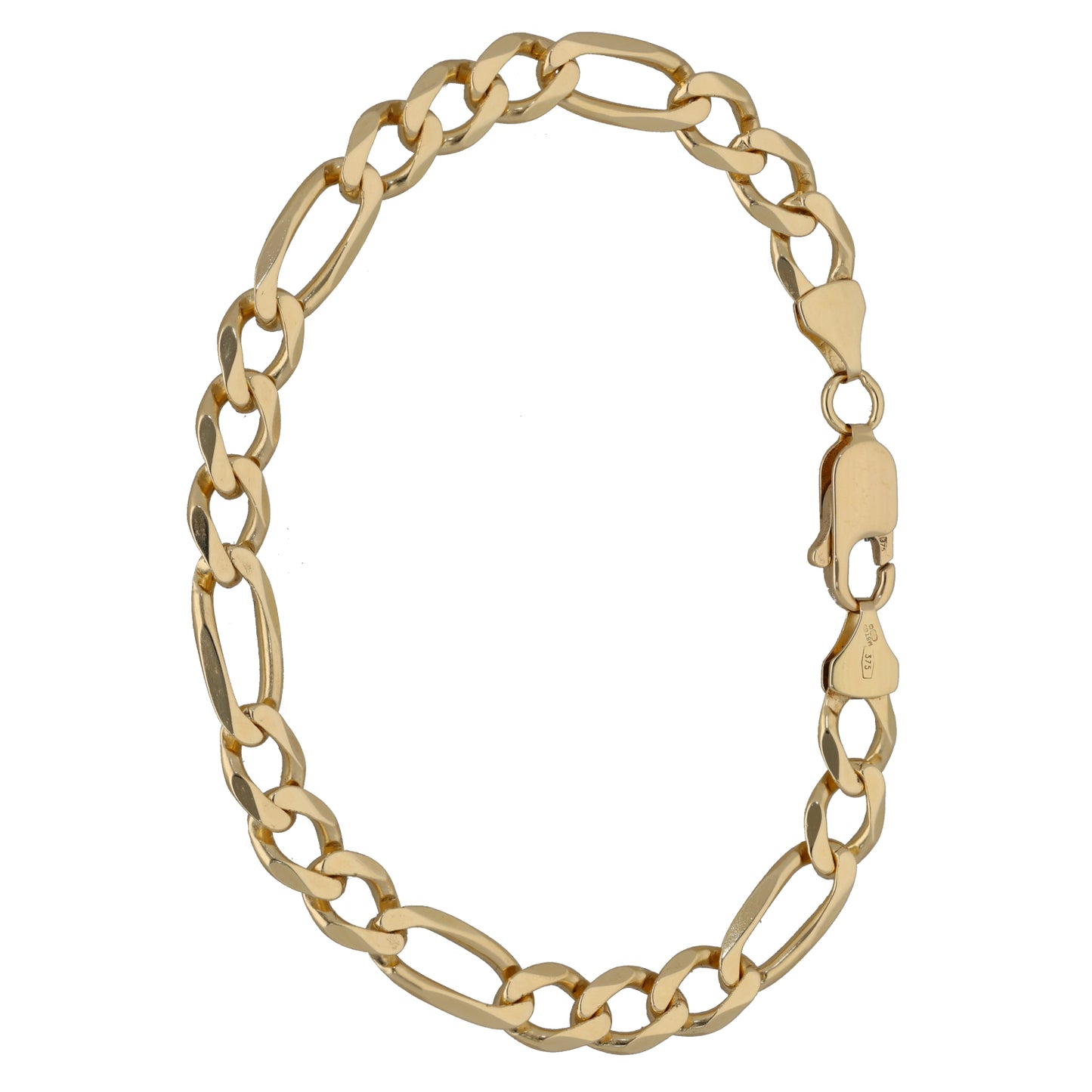9ct Gold Figaro Bracelet