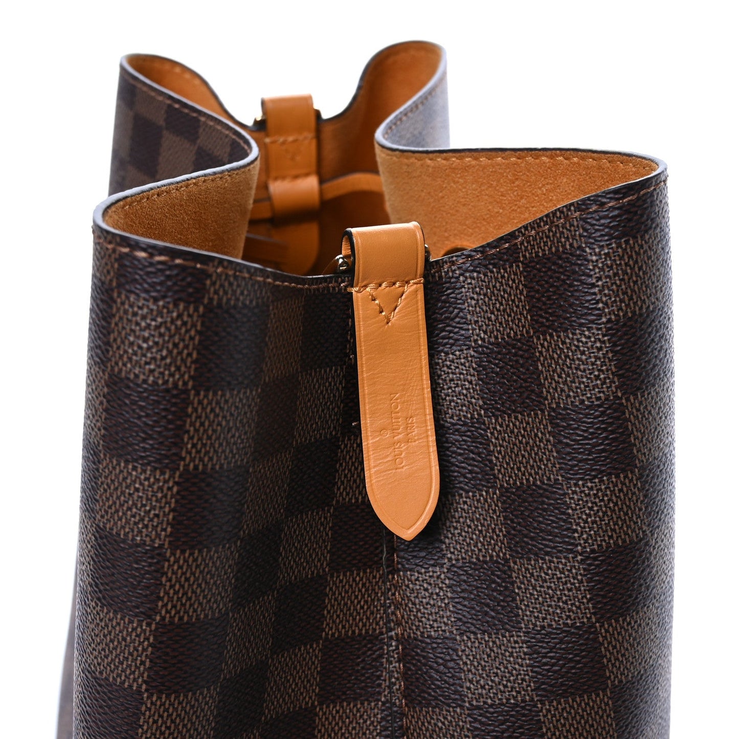 Louis Vuitton Damier Ebene Neonoe MM Coated Canvas Bag - Brown
