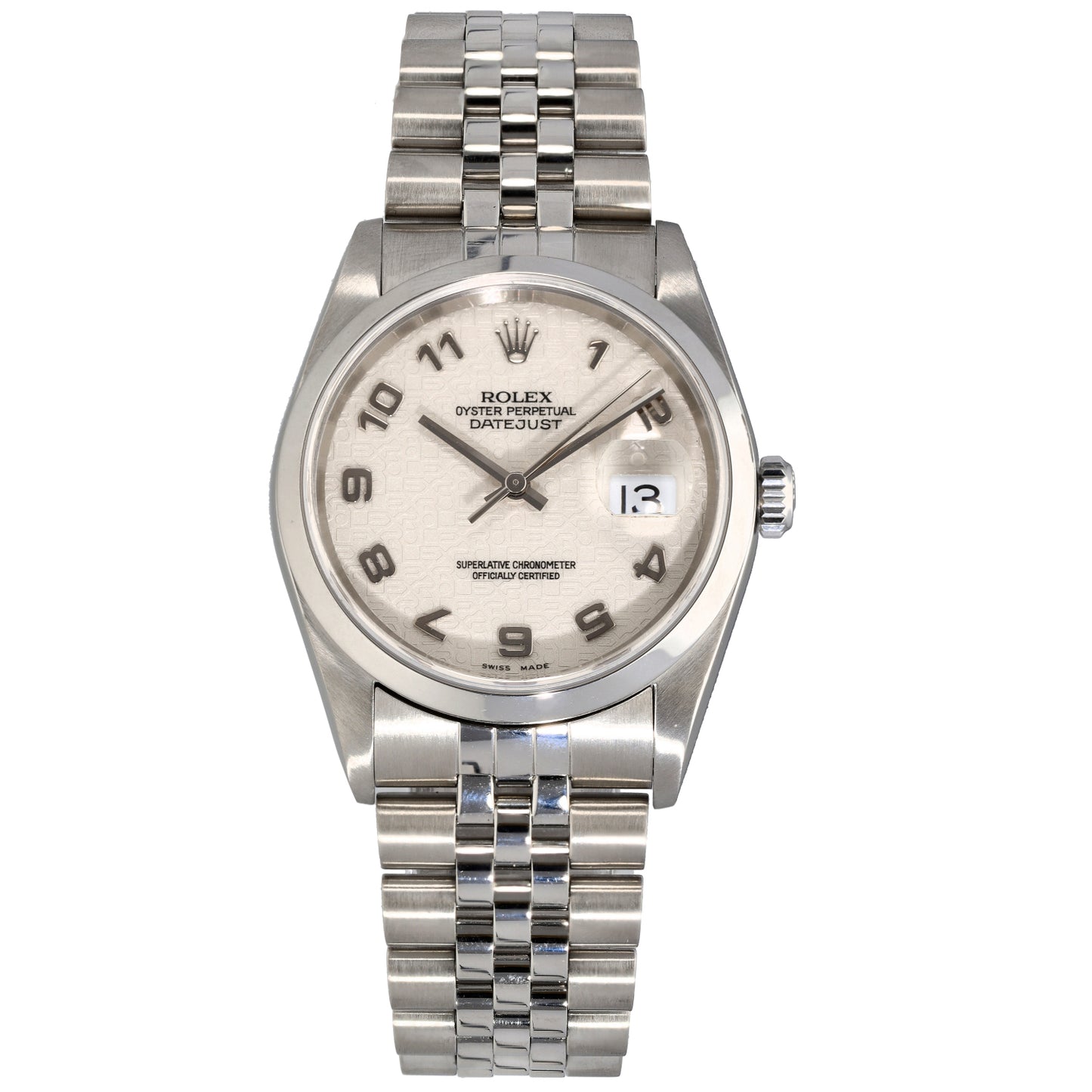 Rolex Date 16200 36mm Stainless Steel Watch