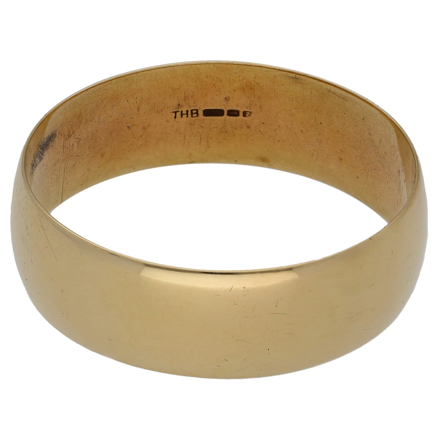9ct Gold Plain Wedding Ring Size Z+2