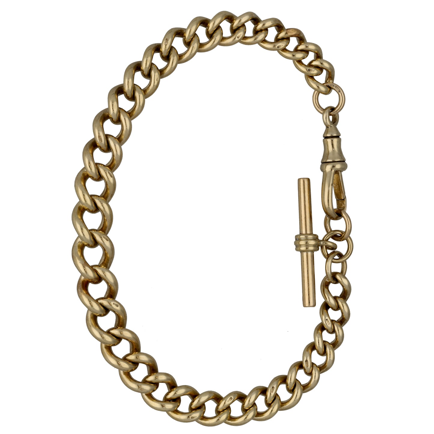 9ct Gold Curb Bracelet